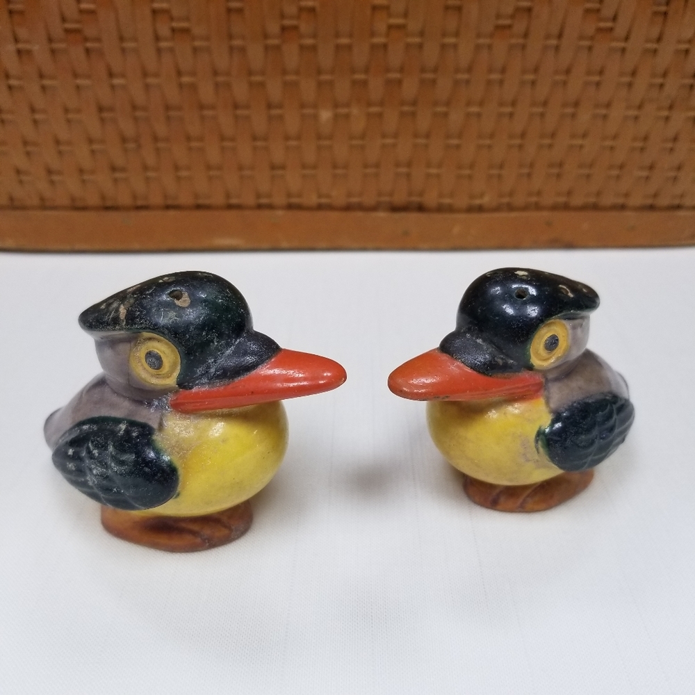 Vintage Bird Salt and Pepper Set